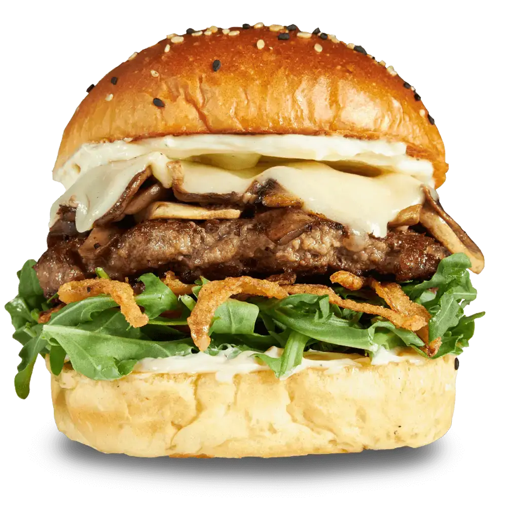 Truffle Mushroom Burger